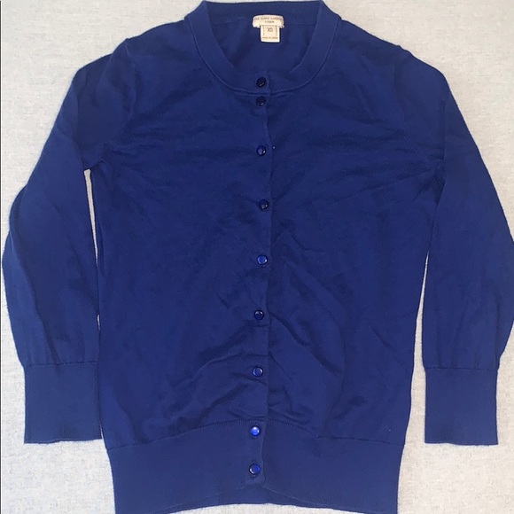 J. Crew Sweaters - Euc j.crew blue xs Clare cardigan